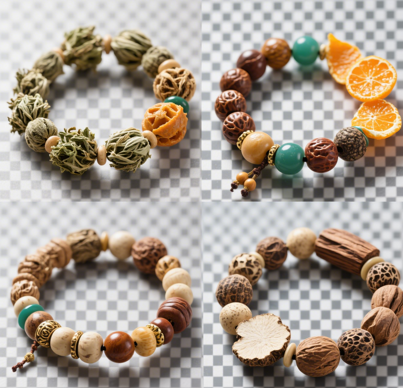 Herbal bead bracelet